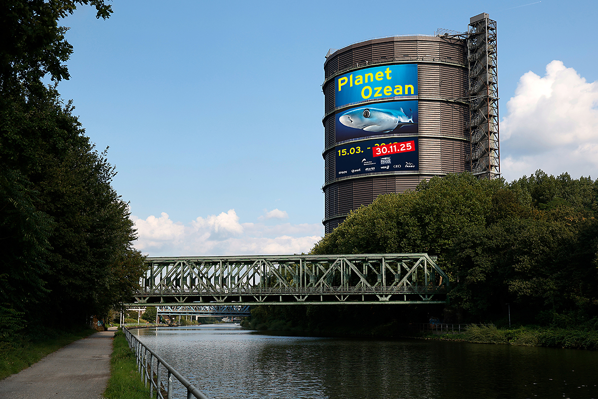 Außenansicht des Gasometer Oberhausen