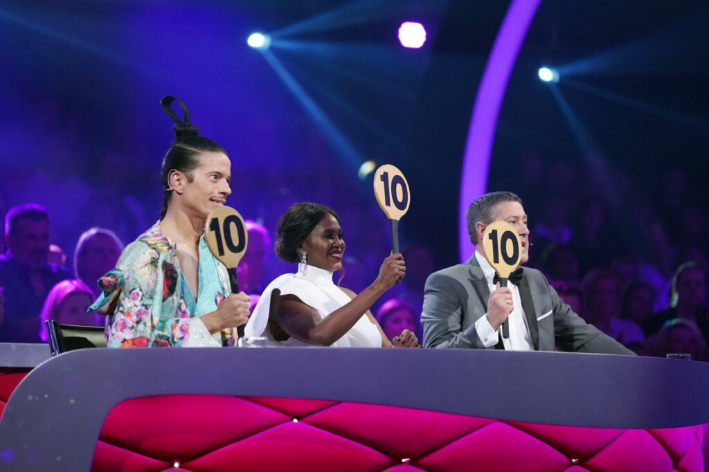 Die Jury: Jorge Gonzalez (l.), Motsi Mabuse und Joachim Llambi.