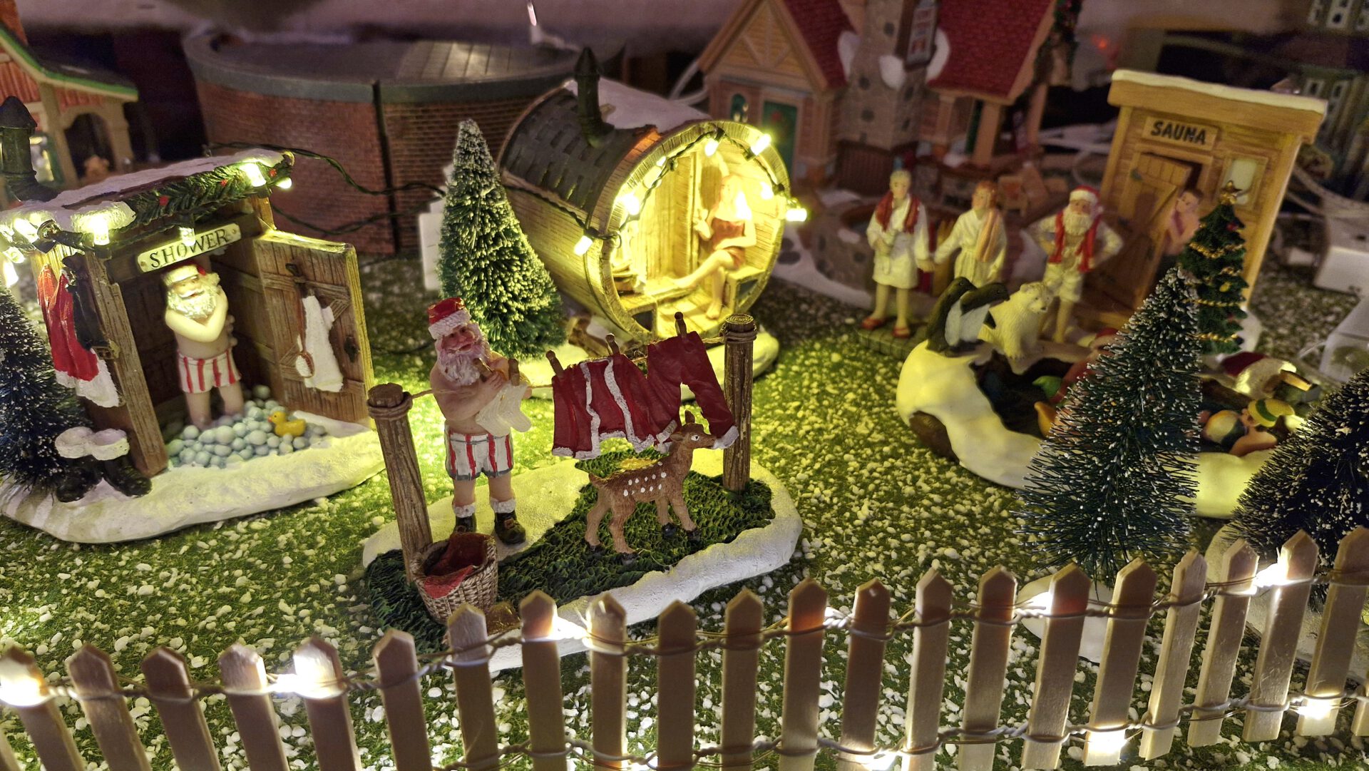 Scene aus unserem Weihnachtsdorf